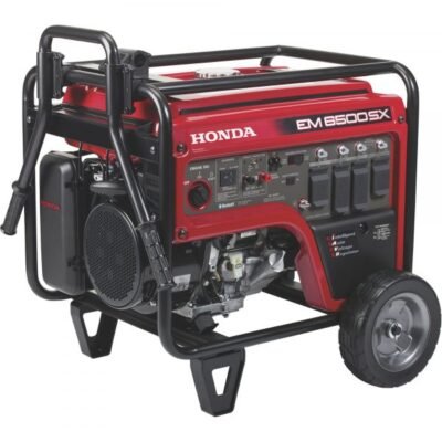 Honda EM6500SXK2AN iAVR Portable Generator 6,500 Peak/5,500 Rated Watts Electric Start