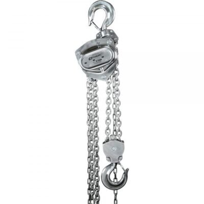 OZ Lifting OZSS020-10CH 2-Ton Stainless Steel Manual Chain Hoist (10 ft Lift)