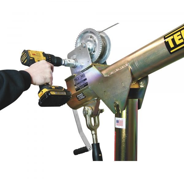 OZ Lifting OZTP1200DAV Tele-Pro Davit Crane 1,200 lbs Capacity (57.25" Height) - Image 2