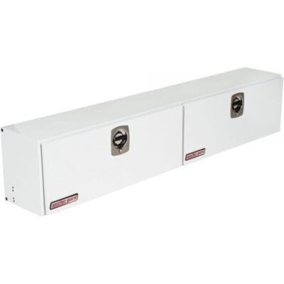 Weather Guard 291-3-02 90in Steel Super-Side Mount Truck Tool Box (White)