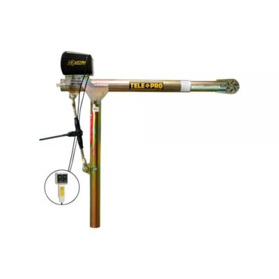 OZ Lifting OZTP500DAV-ACW Tele-Pro Davit Crane 500 lbs Cap w/ AC Winch