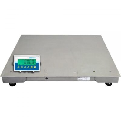 Adam Equipment PT 315-5S (AE 403) 5000 lb Platform Scale w/ Indicator (59in x 59in, Stainless Steel)