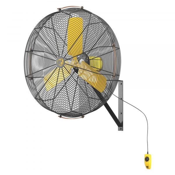Big Ass F-AE1-3001L13S34 Aireye 30in Wall-Mount Fan (Yellow/Black) - Image 2