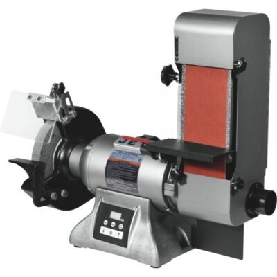 JET IBGB-436VS Variable-Speed Industrial Grinder/Belt Sander – 8in Wheel, 4x36in Belt