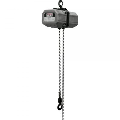 JET 1SS-1C-15 1 Ton Electric Chain Hoist, 15ft Lift, 1PH