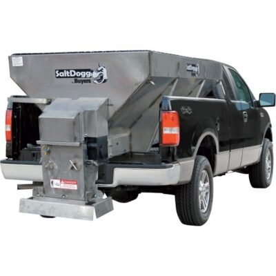 SaltDogg 1400701SS Electric SS Hopper Spreader – 1.5 Cu. Yd