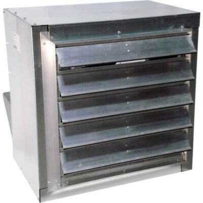 Canarm ADD24CBS30150BM 24in Direct Drive Exhaust Fan w/ Cabinet & Shutter (7660 CFM)