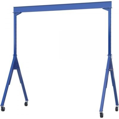 Vestil AHS-4-15-10 Industrial Steel Adjustable Gantry Crane (4000lb, 15ft Beam)
