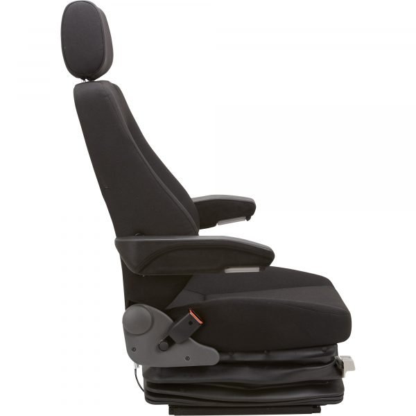 K&M 8035 Premium Air Suspension Seat for Excavators (Black) - Image 2