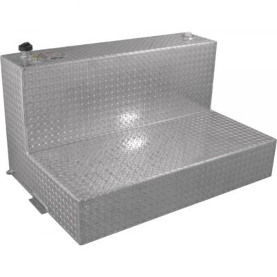RDS 70388 Aluminum Transfer Fuel Tank 95 Gal L-Shaped Diamond Plate
