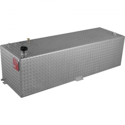 RDS 70326 Aluminum Transfer Fuel Tank 69 Gal Rectangular Diamond Plate