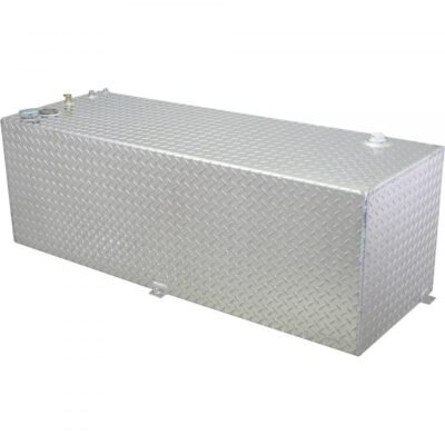 RDS 71791 Aluminum Transfer Fuel Tank 91 Gal Rectangular Diamond Plate