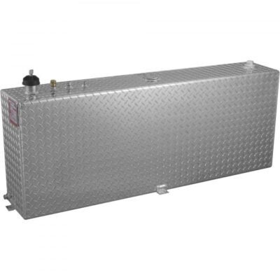 RDS 72545 Aluminum Transfer Fuel Tank 45 Gal Vertical Diamond Plate