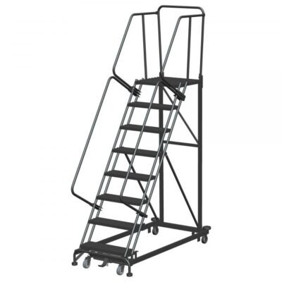 Ballymore FAWL-8X 8-Step Fixed Aisle Ladder 110″H Serrated