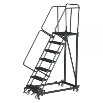 Ballymore ML073221P 7-Step Rolling Ladder 100″H Perforated