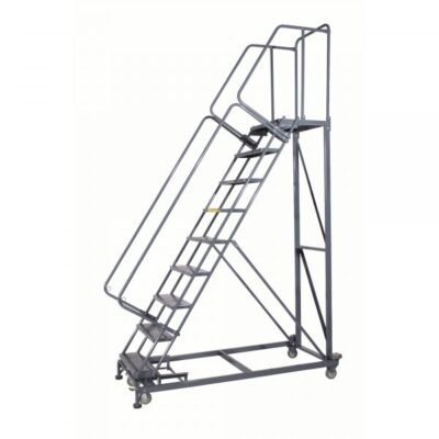 Ballymore ML093221G 9-Step Rolling Ladder 120″H Grip Strut