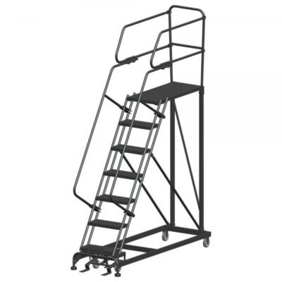 Ballymore SEP7-3672 Single Entry Rolling Steel Work Platform 7 Steps 106-inch Height 36×72-inch Deck