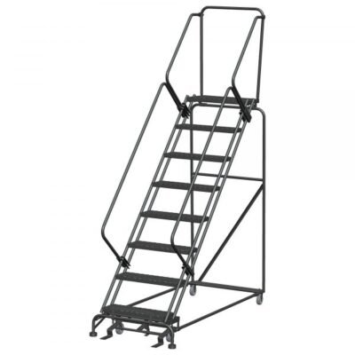 Ballymore SW832G 8-Step Rolling Ladder Safety Gate Grip Strut