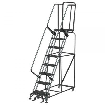 Ballymore 082421P 8-Step Narrow Aisle Ladder 113″H Perforated
