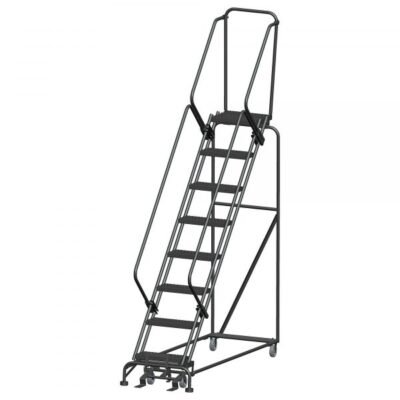 Ballymore SPL-8-X 8-Step Safety Lock Ladder 113″H Serrated