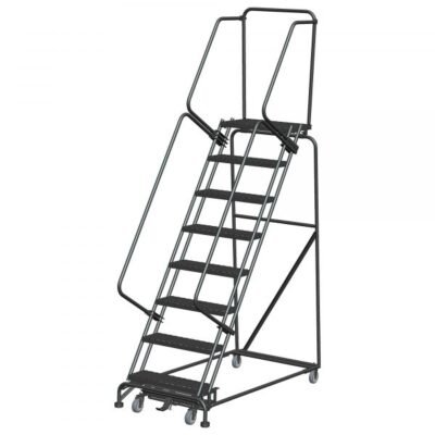 Ballymore WA083214P 8-Step Rolling Ladder 113″H Perforated