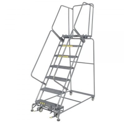 Ballymore 072421X 7-Step Narrow Aisle Ladder 103″H Serrated