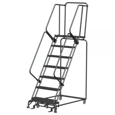 Ballymore 073221P 7-Step Rolling Ladder 103″H Perforated