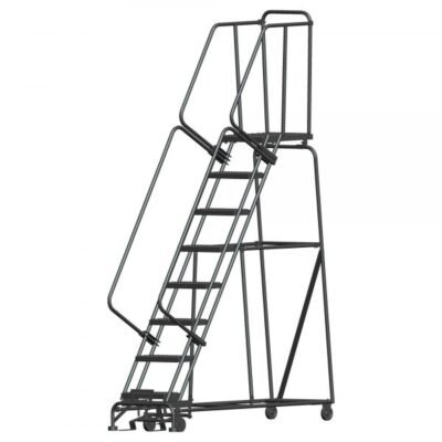 Ballymore PIP-8X 8-Step Pivoting Step Ladder 110″H Serrated
