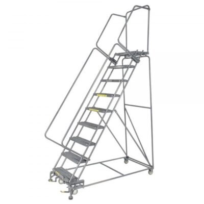 Ballymore WA083214X 8-Step Rolling Ladder 113″H Serrated