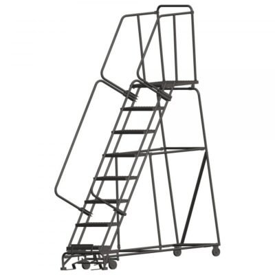Ballymore 083221P 8-Step Rolling Ladder 113″H Perforated