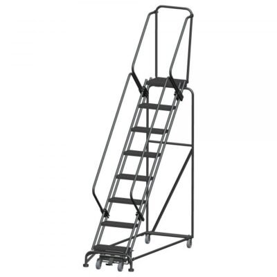 Ballymore WA-SW82414G 8-Step Narrow Gate Ladder 113″H Grip Strut