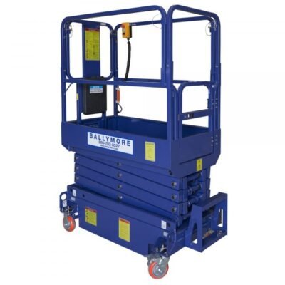 Ballymore MSL-10 Mini Scissor Lift 16ft Work Height 500lb Capacity