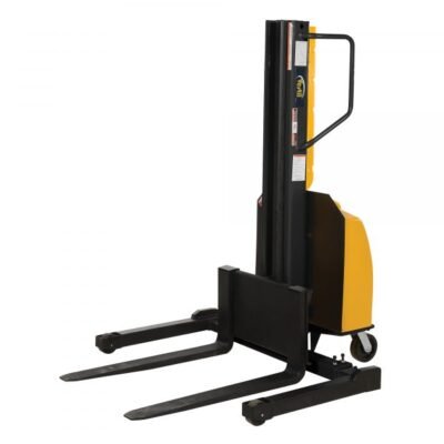 Vestil SLNM-118-AA Narrow Mast Pallet Stacker (Adjustable Fork, 1500 lb, 118in. Lift)