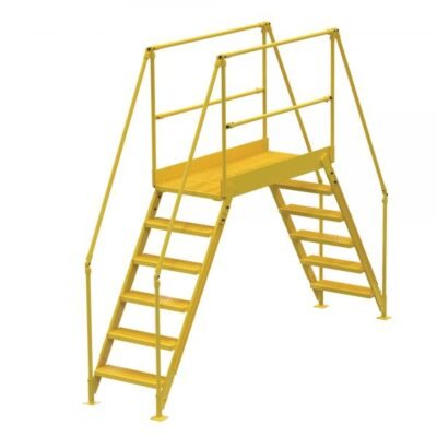Vestil COL-6-56-44 Cross-Over Ladder (500 lb, 58.25in. Clearance)