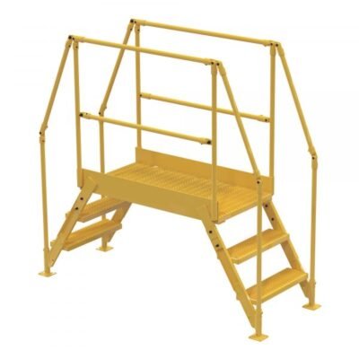 Vestil COL-3-26-33 Steel Cross-Over Ladder (500 lb, 28.25in. Clearance)