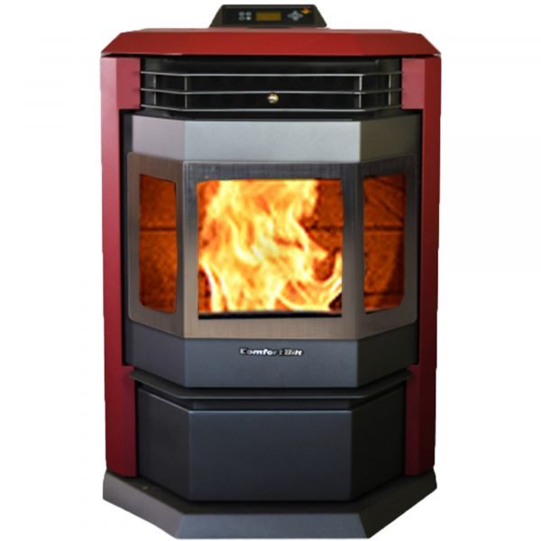 ComfortBilt HP22-SS-Burgundy Pellet Stove 50,000