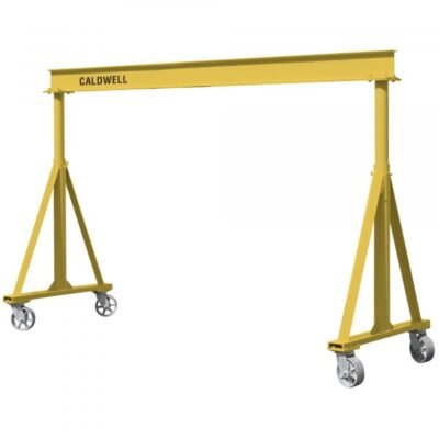 Caldwell H90-8-14/12 Steel Fixed Gantry Crane – 16,000 lb, 13.5 ft I-Beam