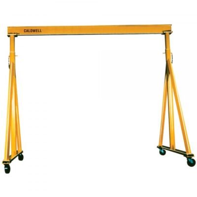 Caldwell K90-4-10/10 Adjustable Gantry Crane, 8000 lb, 11.5 ft Span, Steel