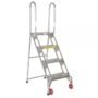 Vestil 4-Step Folding Stainless Steel