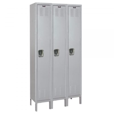 Hallowell U3258-6HDV-PT Heavy-Duty Ventilated Locker, Six Tier (78″H x 36″W, Tan, Starter)