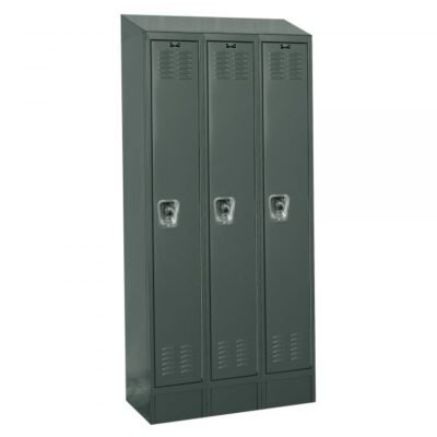 Hallowell U3228-3A-MB Premium Steel Locker, Triple Tier (78″H x 36″W, Blue, Add-On)