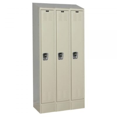 Hallowell U3258-3A-MB Premium Steel Locker, Triple Tier (78″H x 36″W, Blue, Add-On)