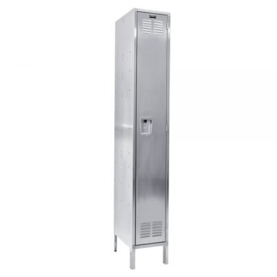 Hallowell U3228-3PT Premium Steel Locker, Triple Tier (78″H x 36″W, Tan, Starter)