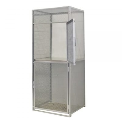 Hallowell BSL483690-R-2S-HG Bulk Storage Locker, Double Tier (90″H x 48″W, Dark Gray, Starter)