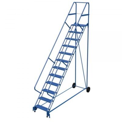 Vestil LAD-RAF-12-24-P-EZ 12-Step Perforated Roll-A-Fold Ladder w/ Easy Roll (156″ H)