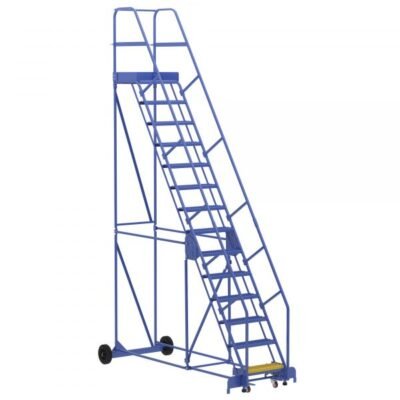 Vestil LAD-14-21-G 14-Step Grip Strut Warehouse Ladder (176″ H)