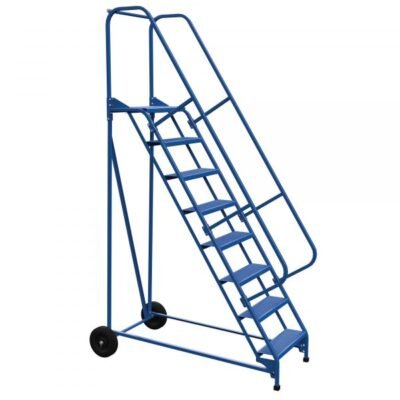 Vestil LAD-RAF-8-24-P 8-Step Perforated Roll-A-Fold Ladder (110″ H)
