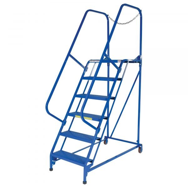 Vestil LAD-MM-6-P 6-Step Perforated Maintenance Ladder (90in. Height, Steel) - Image 2