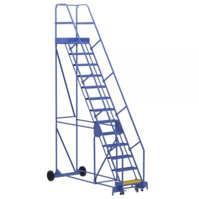 Vestil LAD-13-21-G 13-Step Grip Strut Warehouse Ladder (166″ H)