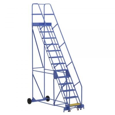 Vestil LAD-13-21-P 13-Step Perforated Warehouse Ladder (166″ H)